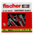 Фото #4 товара fischer DUOPOWER 10 x 50 S, Expansion anchor, Concrete, Metal, Plastic, Grey, 5 cm, 1 cm