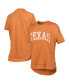 ფოტო #3 პროდუქტის Women's Texas Orange Texas Longhorns Arch Poncho T-shirt