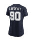 Women's Demarcus Lawrence Navy Dallas Cowboys Name and Number T-Shirt