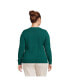 ფოტო #2 პროდუქტის Plus Size Cashmere Crewneck Sweater