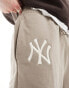 New Era NY logo joggers in stone