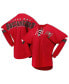 ფოტო #1 პროდუქტის Women's Red Tampa Bay Buccaneers Spirit Jersey Lace-Up V-Neck Long Sleeve T-shirt