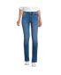 ფოტო #4 პროდუქტის Women's Tall Recover Mid Rise Straight Leg Blue Jeans