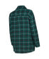 Фото #2 товара Пижама College Concepts женская зеленая охотничья, черная для Бостонских селтиксов "Boyfriend Button-Up"
