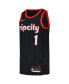 Фото #3 товара Men's Anfernee Simons Black Portland Trail Blazers Swingman Player Jersey - City Edition