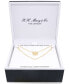 ფოტო #4 პროდუქტის Initial Disc Layered Pendant Necklace in 18k Gold-Plated Sterling Silver, Created for Macy's