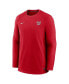 Men's Red Washington Nationals Authentic Collection Logo Performance Long Sleeve T-shirt