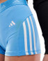 Фото #5 товара adidas Training Hyperglam legging shorts in bright blue