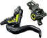 Magura MT8 SL Disc Brake &Lever- Front or Rear,Hydraulic,Post Mount,Gray/Yellow