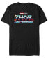 Men's Thor- Love and Thunder Logo Short Sleeve T-shirt Черный, XLARGE - фото #1