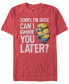 Фото #1 товара Minions Men's Can I Ignore You Later Short Sleeve T-Shirt