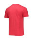 ფოტო #4 პროდუქტის Men's Heathered Charcoal, Red Georgia Bulldogs Meter T-shirt and Pants Sleep Set