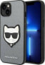 Karl Lagerfeld Etui Karl Lagerfeld KLHCP14SSAPCHG Apple iPhone 14 hardcase srebrny/silver Saffiano Choupette Head Patch