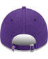 Women's Purple Los Angeles Lakers Leaves 9TWENTY Adjustable Hat