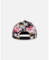 ფოტო #3 პროდუქტის Baby Girl Cap Black Printed Big Flowers - Infant