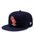ფოტო #3 პროდუქტის Men's Navy Chicago White Sox Throwback Corduroy 59FIFTY Fitted Hat