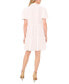 ფოტო #5 პროდუქტის Women's Puff-Sleeve Fit & Flare Shirtdress