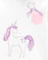 Baby 4-Piece Unicorn 100% Snug Fit Cotton Pajamas 6M