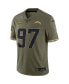 Men's Joey Bosa Olive Los Angeles Chargers 2022 Salute To Service Limited Jersey