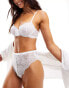 Фото #4 товара Lindex brazilian bow back detail brief in white