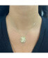 Fluted Gold Single Clover Necklace 14K Gold Золотистый, 18 inches - фото #3