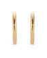 ფოტო #3 პროდუქტის 18k Gold Plated Large Thick Classic Hoop Earrings