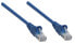 Фото #2 товара Intellinet Network Patch Cable - Cat5e - 10m - Blue - CCA - U/UTP - PVC - RJ45 - Gold Plated Contacts - Snagless - Booted - Lifetime Warranty - Polybag - 10 m - Cat5e - U/UTP (UTP) - RJ-45 - RJ-45