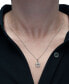ფოტო #2 პროდუქტის Diamond Star of David 18" Pendant Necklace (1/10 ct. t.w.) in 10k White or Yellow Gold, Created for Macy's