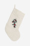 Фото #1 товара Embroidered-motif Christmas Stocking