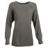 Page & Tuttle Raglan Crew Neck Sweater Womens Grey P16S59-SLA