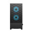 Fractal Design Pop Air - Tower - PC - Black - Cyan - ATX - micro ATX - Mini-ITX - Steel - Tempered glass - Multi