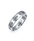 ფოტო #1 პროდუქტის Ayllu Amulet Talisman Inspirational Words Intertwine Symbol Heart Infinity Clover For Love Luck Unity Band Ring For Women .925 Sterling Silver 4MM