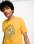 Pretty Green Shroom graphics t-shirt in orange