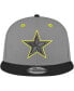 Men's Graphite Dallas Cowboys Volt Two-Tone 9FIFTY Snapback Hat