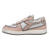 Diadora Mi Basket Row Cut Frame Used Lace Up Mens Pink, White Sneakers Casual S
