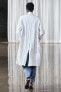 Zw collection creased trench coat