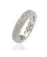 ფოტო #3 პროდუქტის Suzy Levian Sterling Silver Cubic Zirconia Eternity Band Ring