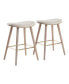 Фото #1 товара Saddle Counter Stool - Set of 2