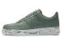 Фото #1 товара Nike Air Force 1 Low 07 LV8 LTHR Leather Clay Green 涂鸦 低帮 板鞋 男款 军绿色 / Кроссовки Nike Air Force AJ9507-300