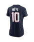 Women's Drake Maye Navy New England Patriots 2024 NFL Draft First Round Pick Name Number T-Shirt