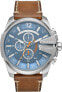 Фото #1 товара Diesel Chief Series Men's Chronograph Watch with Silicone, Stainless Steel or Leather Strap