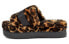 Фото #1 товара Тапочки женские UGG Leopard Print Thick Sole Casual Fashion Slippers Brown 1122556-BTC