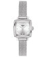 ფოტო #1 პროდუქტის Women's Swiss T-Lady Lovely Diamond Accent Stainless Steel Mesh Bracelet Watch 20mm