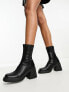 ASOS DESIGN Radiate mid-heel boots in black