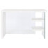 Фото #2 товара Письменный стол DKD Home Decor Белый Прозрачный Стеклянный Деревянный MDF 120 x 50 x 76 cm