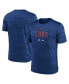 Фото #1 товара Men's Royal Chicago Cubs Authentic Collection Velocity Performance Practice T-shirt