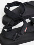Фото #4 товара Levi's Cadys low strap sandal in black with red tab logo
