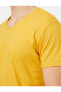 Erkek Sarı T-Shirt