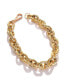 Фото #1 товара SOHI women's Gold Metallic Chain-link Necklace