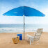 Фото #6 товара Пляжный зонт Aktive Синий полиэстер Алюминий 220 x 225 x 220 cm (6 штук)